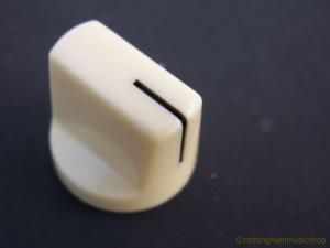 PEDAL OR GUITAR AMPLIFIER BAR KNOB CREAM